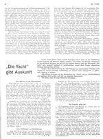 Auskunft, "Die Yacht" gibt ("Liebe "Yacht"...)