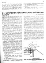Seitenbordmotor als Heckmotor auf Wanderfahrten!, Der