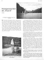 "Prosit III", Norwegenreise 1934 der