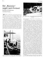 "Bummler" segelt nach Finnland, Der