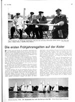Frühjahrsregatten auf der Alster, Die ersten