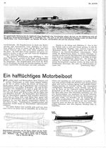 Motorbeiboot, Ein hafftüchtiges (W. Duwe/Yachtwerft A. Schürenstedt)