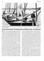 Internationaler Klubkampf auf Wannsee und Havel