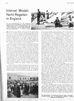 Modellyacht-Regatten in England, Internationale