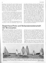 Seglerhaus-Preis und Verbandsmeisterschaft der Binnenjollen
