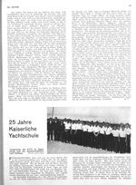 Kaiserliche Yachtschule, 25 Jahre