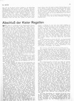 Kieler Regatten, Abschluß der