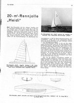 20-m²-Rennjolle "Heidi" (Bootswerft E. Görn)