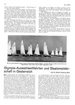 Österreich, Olympia-Auswahlwettfahrten und Staatsmeisterschaft in