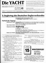Vortragsabende für das Wettfahrtrevier Berlin