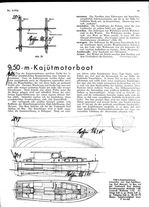 9,50-m-Kajütenboot (Karl Marconi/Yacht-werft Karl Mathan)