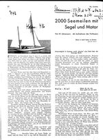 2000 Seemeilen mit Segel und Motor