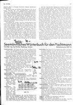 Seemännisches Wörterbuch für den Yachtmann