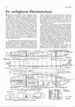 5,25-m-Kleinmotorboot, Ein zerlegbares (Harold Tapken)