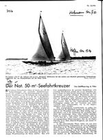 Nat. 50-m²-Seefahrtkreuzer, Der (Schiffbau-Ing.A.Tiller)