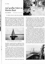 Auf großer Fahrt im kleinen Boot