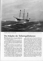 Aufgabe der Daheimgebliebenen, Die