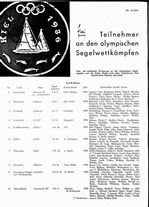Teilnehmer an den Olympischen Segelwettkämpfen