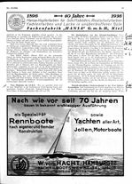 Quadratkarten von den Segelbahnen