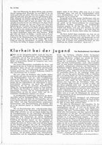 Jugend, Klarheit bei der