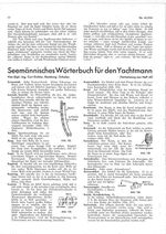 Seemännisches Wörterbuch für den Yachtmann
