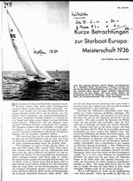 Starboot-Europameisterschaft 1936