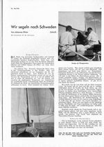Wir segeln nach Schweden