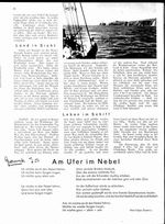 Am Ufer im Nebel