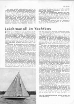 Leichtmetall im Yachtbau