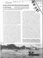 Internationale Motorbootregatta in Grünau