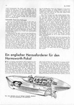 Harmsworth-Pokal, Ein englischer Herausforderer für den