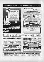 Berichtigung der Ausschreibung des Hamburger S.C. in "Yacht“ Nr. 35