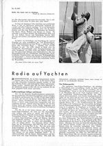 Radio auf Yachten
