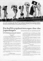 Jugendsegeln, Ausführungsbestimmungen