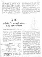 15-m²-Schärenkreuzer "B15"