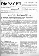 Führertagung des Deutschen Segelverbandes