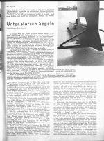 Starren Segeln, Unter .
