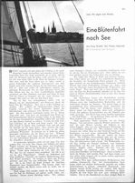 Eine Blütenfahrt nach See