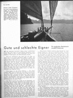 Englischer Bootsmann erzählt Erlebnisse