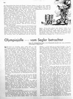Olympiajolle - vom Segler betrachtet.