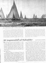 Mit Jungmannschaft auf Hochseefahrt