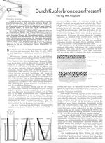 Kupferbronze zerfressen?, Durch