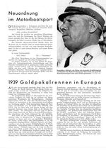 Goldpokalrennen 1939 in Europa