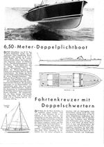 Fahrtenkreuzer mit Doppelschwertern (Tiller)