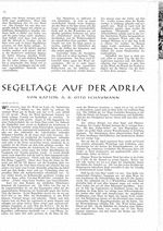 Adria, Über die schöne blaue (Kaptltn. Schaumann)