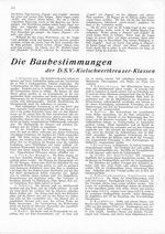 Kielschwertkreuzer-Klassen, Baubestimmungen
