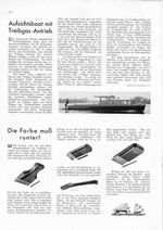 Aufsichtsboot mit Treibgas-Antrieb