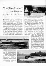 "Wasserkreuzer" zur Limusine, Vom