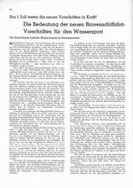 Binnenschiffahrt-Vorschriften