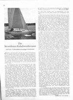 Stromlinienkonstruktion von J.Anker (Foto Sejl og Motor)